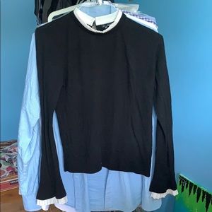 Club Monaco Black Thin Sweater